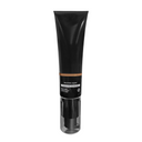 Black tube of cosmetic product on a white background