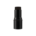 Black makeup stick on a white background