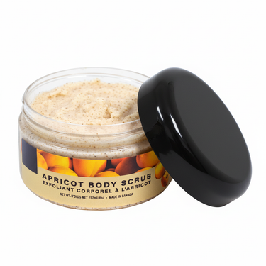 Apricot Body Scrub Studio Photo - Clean Label