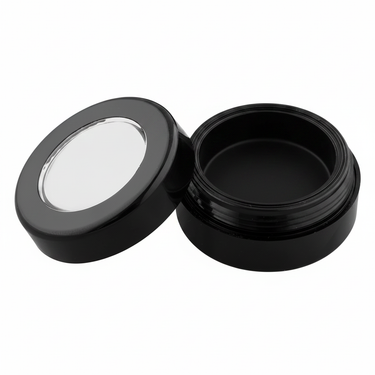 Empty Black Eyeshadow Compact