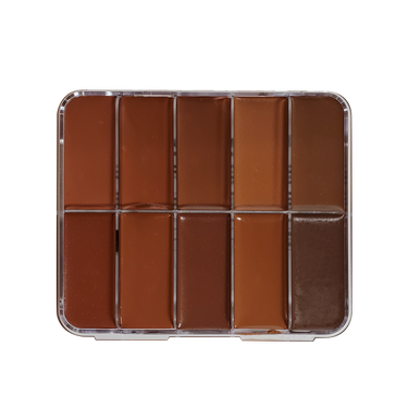 Mini palette foncée pour fond de teint crème HD