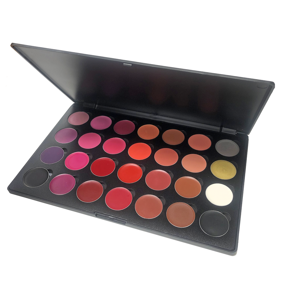 28 Lipstick Palette Dazzling Lip Canvas