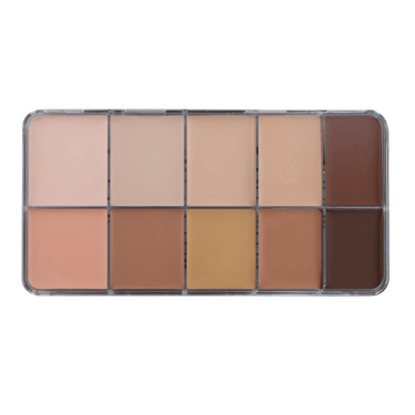 Palette mixte de fond de teint crème HD (10)